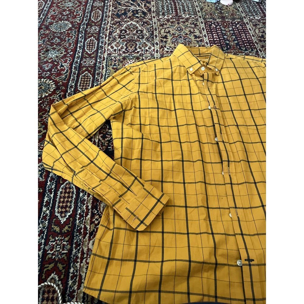 Gap Shirt‎ Men's Large Plaid Classic Fit Long Sleeve Classic Button Down